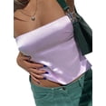 thumbnail image 4 of VISgogo Camisola Femenina, Verano Color sólido Barco Cuello Escotado Chaleco Sin Mangas Casual Tops para Mujer, S/M/L VISgogo  moda, 4 of 7