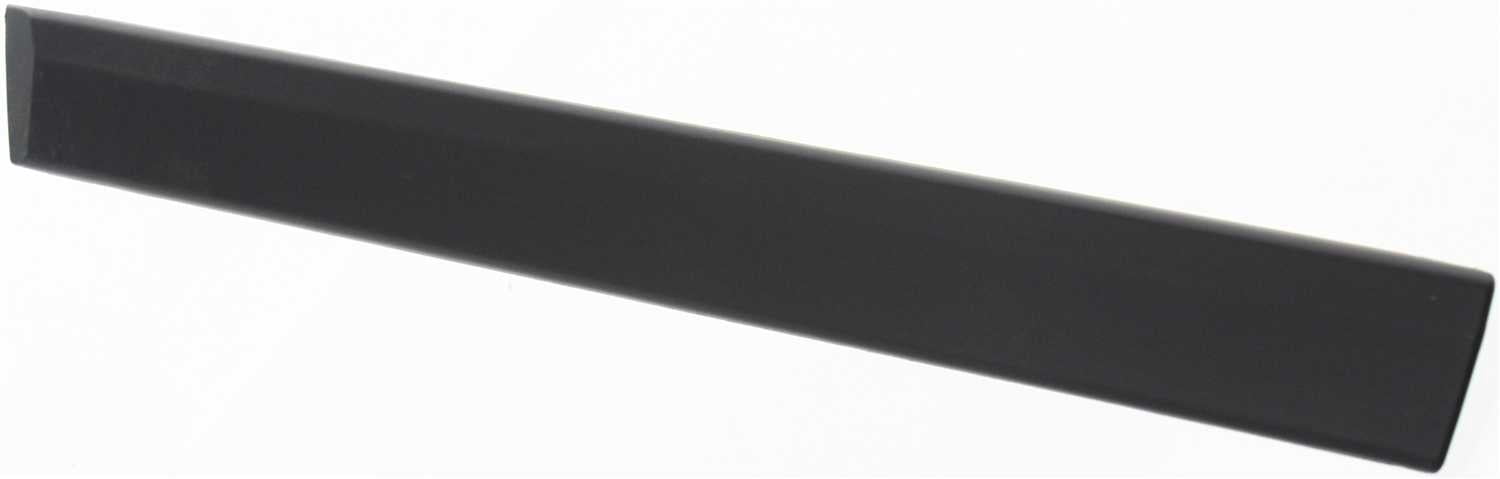Replacement B224102 Fender Molding Compatible with 1989 BMW 525i 1994 BMW 530i Front, Driver Side, Upper Side Black