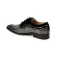 thumbnail image 2 of Gino Vitale Men's Lace Up Medallion Toe Dress Shoes, 2 of 3