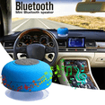 thumbnail image 3 of Bathroom Wireless Bluetooth Speaker Suction Cup Blue, 3 of 9