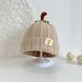 thumbnail image 2 of Kid's Winter Beanies Knitted Warm Cold Weather Beanie Hats Boys Girls Caps Beige 0-3 Years, 2 of 3