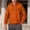 Orange, variant on KANG Fashion Hooded Sweatshirt Autumn Winter Warm Casual Sporty Pullover With Multiple Pockets For Outdoor Activities