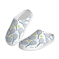 thumbnail image 2 of Daiia Tennis Rackets And Balls Print Women’s Fuzzy Slippers Memory Foam Lightweight House Shoes Cozy Loafer Flannel House Shoes-42/43, 2 of 7