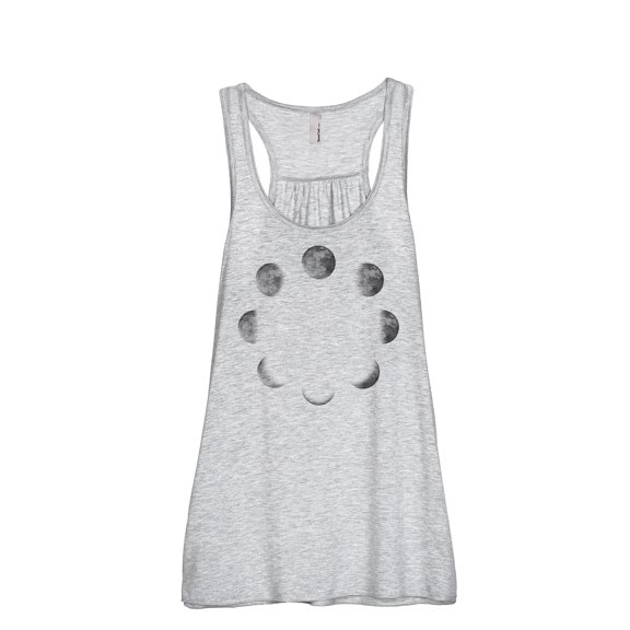 Thread Tank Moon Phases Women Sleeveless Flowy Racerback Tank Top