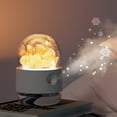 thumbnail image 1 of PEONAVET Projection Light Portable Humidifier 250ml Small Cool Mist Humidifier USB Desktop Humidifier For Bedroom Office Home 2 Mist Modes Super Quiet, 1 of 6