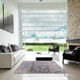 thumbnail image 7 of Ahgly Company Machine Washable Indoor Rectangle Industrial Modern Silver Pink Area Rugs, 5' x 8', 7 of 7