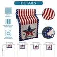 thumbnail image 6 of Independence Day Table Runner 120 Inches Long Farmhouse Dress Scarves, 4th of July Patriotic Star Blue Red Flag Dining Tablerunner for Coffee Table/Kitchen Island/Party Décor, 13" x 120", 6 of 8