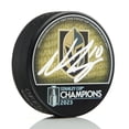 thumbnail image 1 of Nic Roy Autographed Vegas Golden Knights 2023 Stanley Cup Puck, 1 of 1