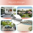 thumbnail image 5 of CHYVARY Outdoor Lounge Chaise Patio Rattan Chair Adjustable Inclination Angles Weather-Resistant Rattan Frame for Pool, Backyard, and Patio,Gray/2PCS, 5 of 6