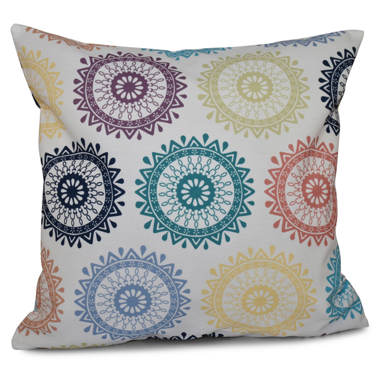 Simply Daisy 16" x 16" Groovy Geometric Print Pillow