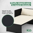 thumbnail image 3 of Sala Exterior Esquinera Derecha Mueble Juego Jardín Ratan beige, 3 of 4