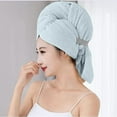 thumbnail image 4 of HongHeng Clearance Under $2.00 Dry Hair Cap Female New Super Absorbent Adult Hair Drying Towel Absorbent Drying Wipe Head Long Hair, 4 of 6