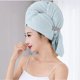 thumbnail image 4 of Toalla de microfibra para secar el cabello | Envoltura de cabeza larga de secado rápido súper absorbente | Material de flocado suave y liviano | Botón de cierre seguro | Para todo tipo de cabello |, 4 of 6