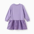 thumbnail image 6 of Disney Princess Toddler Girls Dresses Jasmine Graphic Glow In The Dark Sequins Long Sleeves Dress Sizes 3-6, 6 of 8