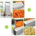 thumbnail image 4 of Stainless Steel 4 In 1 Box Grater With Fine, Coarse, Julienne, And Slicing Surfaces For Vegetables, Fruits, And Cheese, 4 of 8
