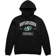 thumbnail image 1 of CFL Saskatchewan Roughriders Football Outline Black 2X-Large Hoodie, 1 of 4