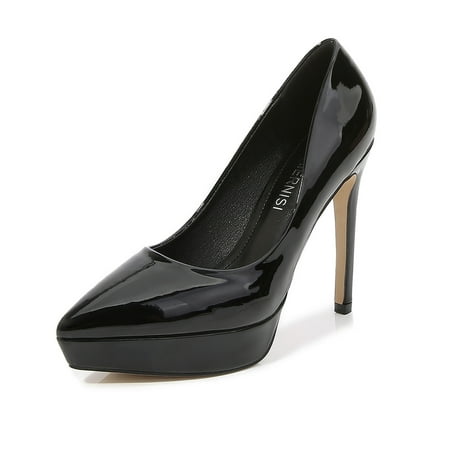 

European And American Pointed Catwalk Fashion Shoes Professional Stiletto Heels