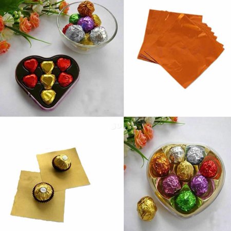 Muti-color Food Aluminum Foil DIY Chocolate Candy Package Paper