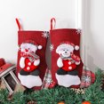 thumbnail image 4 of Wosthever Calcetín de Navidad Atmósferas colgantes Vacaciones Navidad Chimenea Bolsa de regalo Adorno al aire libre Decoración de fondo Type7 NO7, 4 of 6