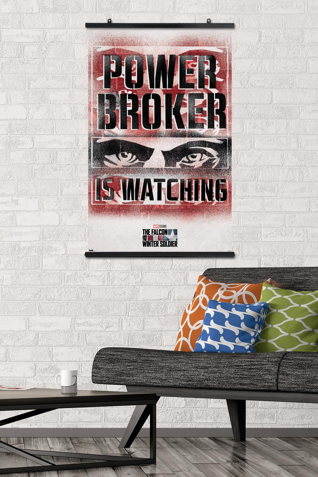 Marvel Falcon and Winter Soldier - Power Broker Watching 2 Wall Poster, 22.375" x 34"