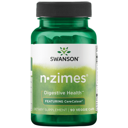 Swanson N-Zimes - Featuring Cerecalase 90 Veggie Capsules