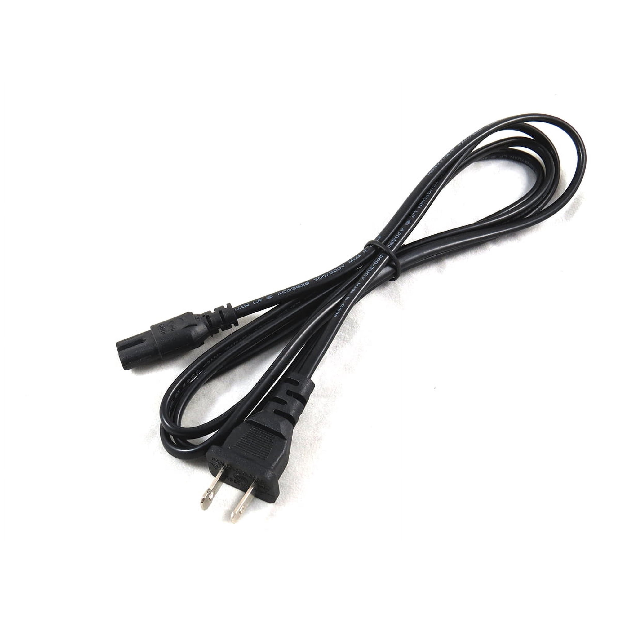 2-Prong 6 Ft 6 Feet Ac Cord Wall for SONY PLAYSTATION 4 PS4