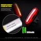 thumbnail image 2 of COB LED MTB bicicleta luces de advertencia traseras 120LM bicicleta luz trasera * 2, 2 of 5