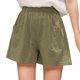 thumbnail image 4 of MKLEKYY Pantalones Cortos Anchos, Casuales, de Cintura Alta, Holgados y Finos para Mujer, 4 of 4