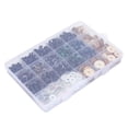 thumbnail image 2 of Ojos de plástico Material plástico Materiales de acero inoxidable Muñeco de peluche Ojos de plástico Práctico para títeres de peluche para suministros de osos de peluche, 2 of 8