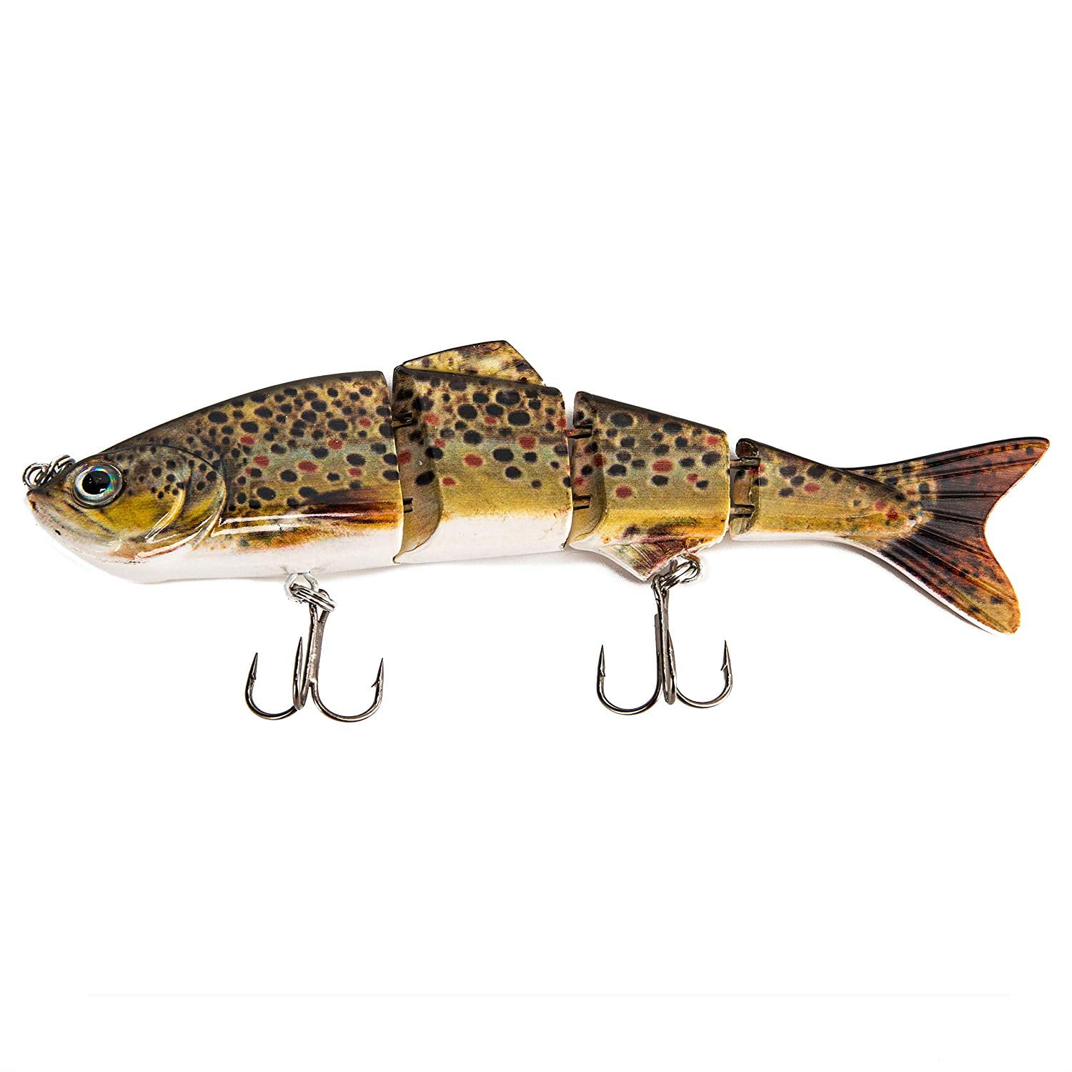 A-04 Crankbait Sea Perch Salmon Pike Trout Spinners Fishing Lures Tackle Hook UK 