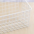 thumbnail image 7 of Basket with Hook Grid Storage Basket, It Behind a Door Railing, over White, 7 of 7