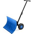 thumbnail image 1 of Twister.CK Pelle à Neige avec Roues, Pelle Pousse-Neige avec Poignée Réglable en Angle et Hauteur, pour Allée, Trottoir, 29"L X 19.3"H, Bleu, 1 of 6