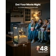 thumbnail image 5 of VEVOR Popcorn Machine, 8oz Stainless Steel Kettle, 800W Commercial Countertop Popcorn Maker, 48 Cups per Batch Theater Style Popper, with 2-Button Control Glass Wall PC Door 1 Scoop 3 Spoons, Black, 5 of 9