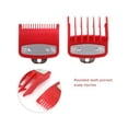 thumbnail image 5 of Juego de 2 peines guía shaofei, cortadora de cabello, protectores estándar, rojo, 1.5 mm, 4.5 mm, 5 of 5