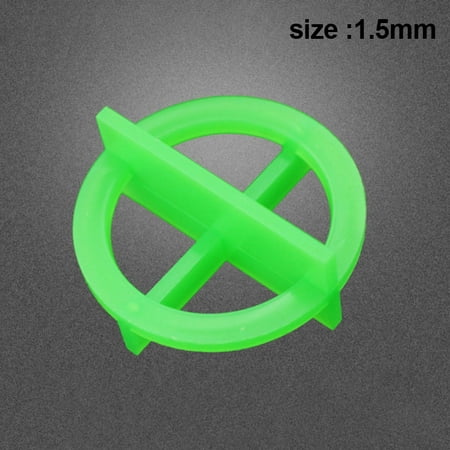 

alextreme 100Pcs Green Cross Tile Leveling Recyclable Plastic Tile Leveling System Base Spacer 1.5Mm Home Improvement Hardware Tools