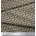 thumbnail image 3 of Soimoi Rayon Fabric Ogee Small Print Fabric by Yard 56 Inch Wide, 3 of 3