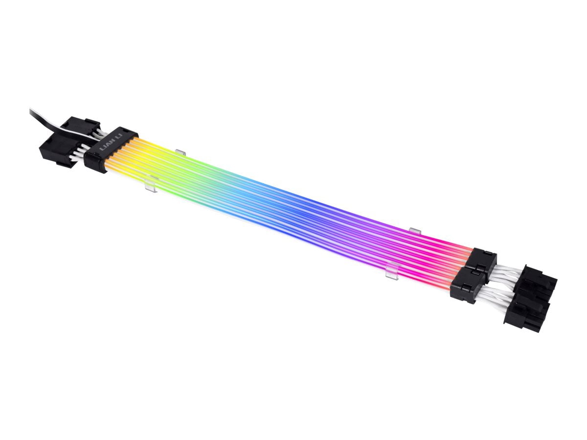 LIAN LI Strimer Plus V2 PC GPU 8 Pin ARGB VGA Power Cable for