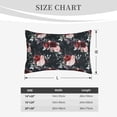 thumbnail image 4 of Sikiie Watercolor Floral Print Plush Pillow Cover, Wrinkle-proof and Stain-resistant Pillow Protector without Pillow Core, Home Decoration-16"x24", 4 of 6