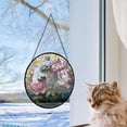 thumbnail image 5 of Bee Staned Glass Suncatcher Ornament, Bee Christmas Ornament, Bee Stained Glass Decor, Unique Ornaments for Christmas 2025, Christmas Funny Gifts Sb6ejv, 5 of 5