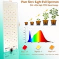 thumbnail image 4 of Panel ultrafino Grow Light Rocking de 40 W y 316 LED de espectro completo, 4 of 8