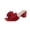 Red, variant on ZACPNCV Womens High Heel Mules Square Toe Block Heel Sandals Bow Embellishment Open Toe Dressy Slippers Party Shoes