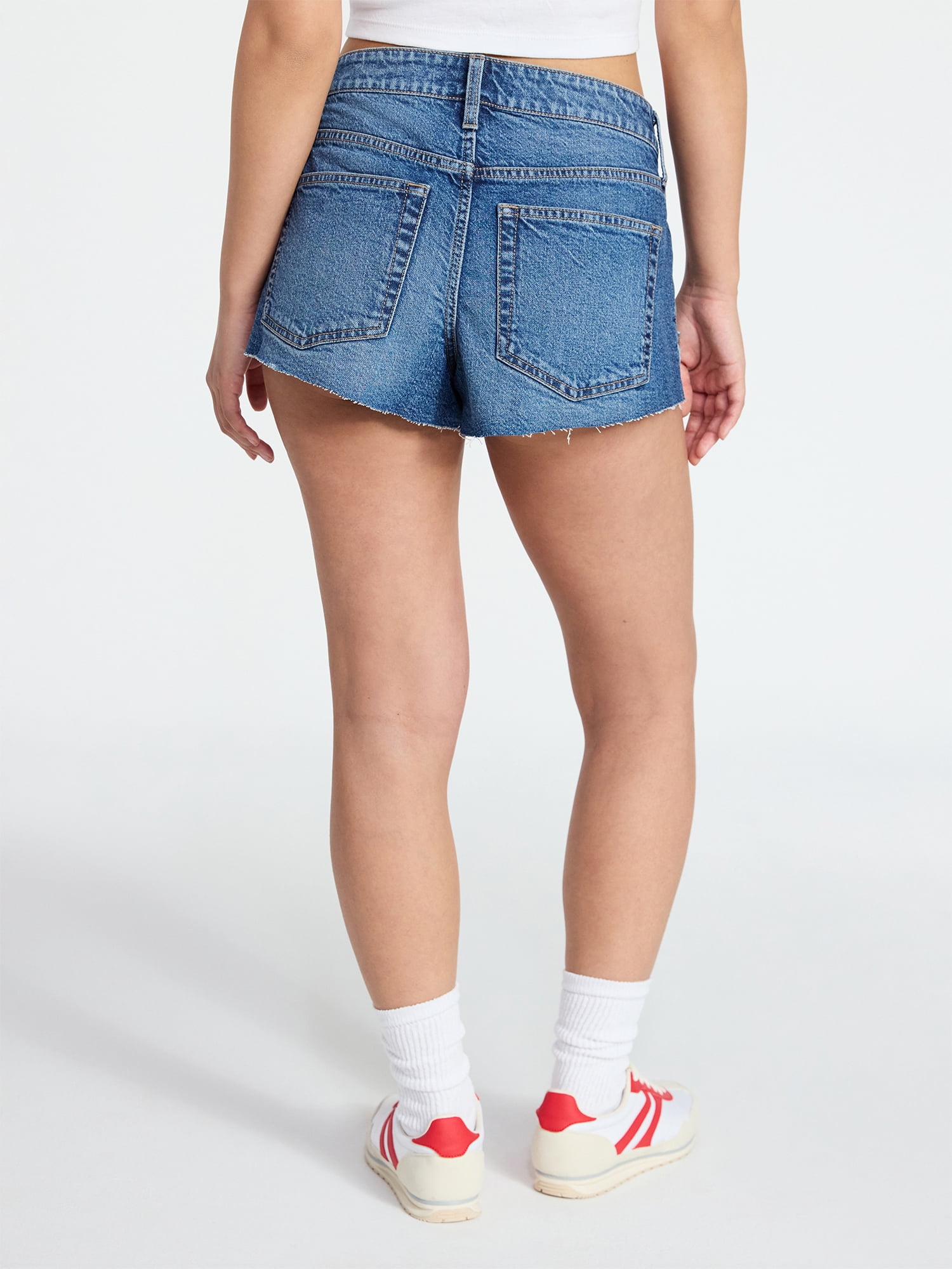 No Boundaries Low Rise Slouchy Shorts, Women's 00-20