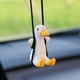 thumbnail image 2 of 2 piezas de espejos colgantes de pato oscilante súper lindos, accesorios interiores de coche, decoración colgante para espejo retrovisor de coche, 2 of 5