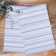 thumbnail image 4 of Blue Stripe Kitchen Towels Set of 4, Water Absorbent Dish Towel, Abstract Art Modern Vertical Striped Decorative Hand Towels - Quick Drying Cloth for Cooking Baking, 18x28 Inch, 4 of 8