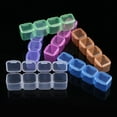 thumbnail image 2 of Domqga Plastic 28 Grids Empty Storage Box Nail Art Rhinestone Jewelry Beads Display Case Organize, Nail Box, Jewelry Organize, 2 of 7