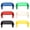 Red, Green, Yellow, Blue, Black, White, variant on 6Pcs Potrable Lap Desk Tray, Breakfast Laptop Trays with Side Pockets, Lap Bed Table, Serving Food Trays for Eating on Bed Sofa (Type B)