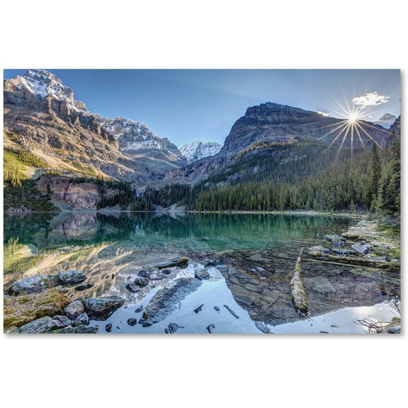 Trademark Fine Art 'Majestic Lake O'Hara' Canvas Art by Pierre Leclerc