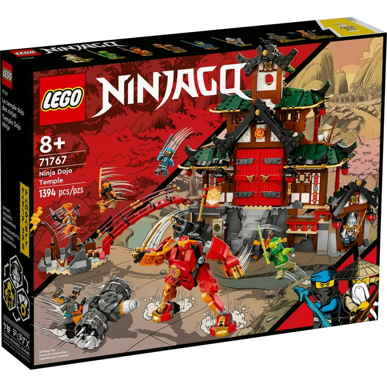 LEGO NINJAGO Ninja Dojo Temple Masters of Spinjitzu Set with Lloyd & Kai Minifigures and Toy Snake Collectible Banner Series - Walmart.com