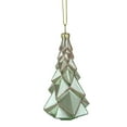 thumbnail image 2 of Northlight 5" Green with Pink Glitter Glass Christmas Ornament, 2 of 4
