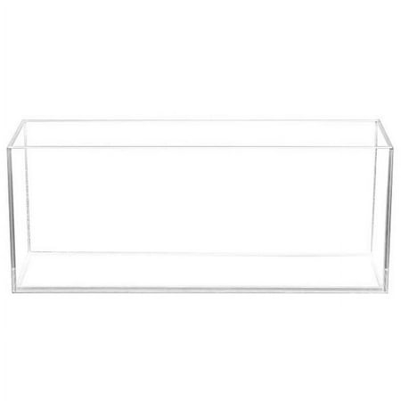 Aquatop High Clarity Bookshelf Style Aquarium Clear 1ea/6.5 gal, 7X24X9 in